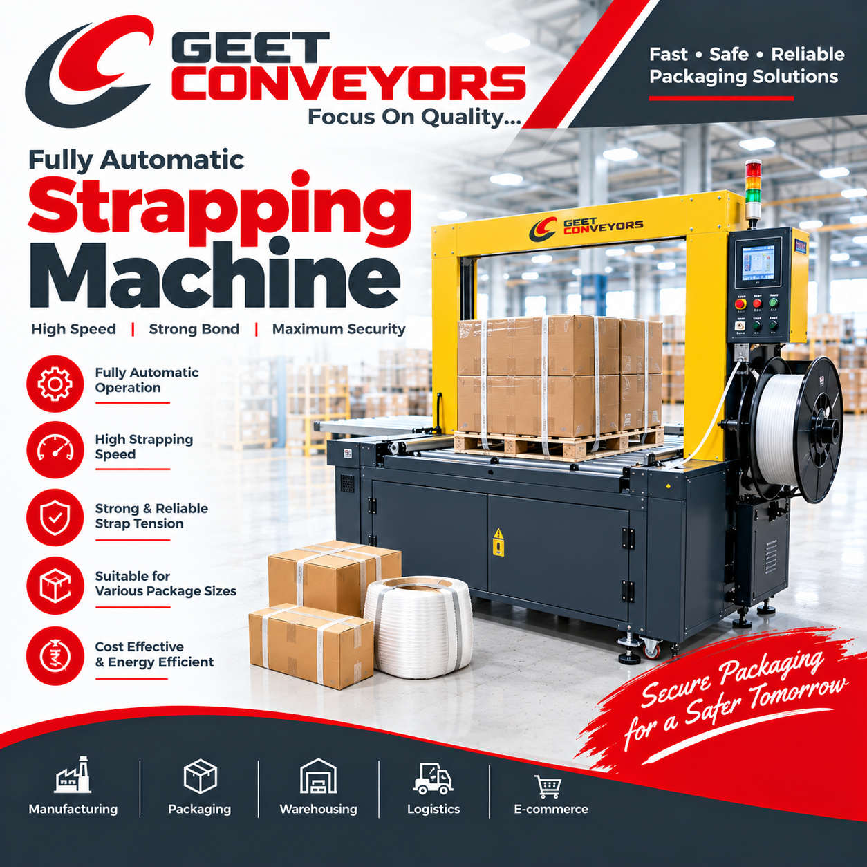 Fully Automatic Strapping Machine
