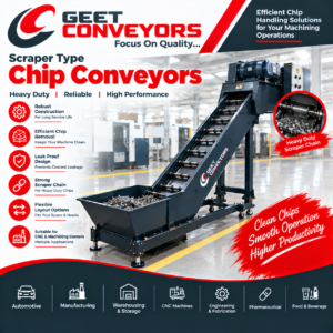 SCRAPER TYPE CHIP CONVEYOR